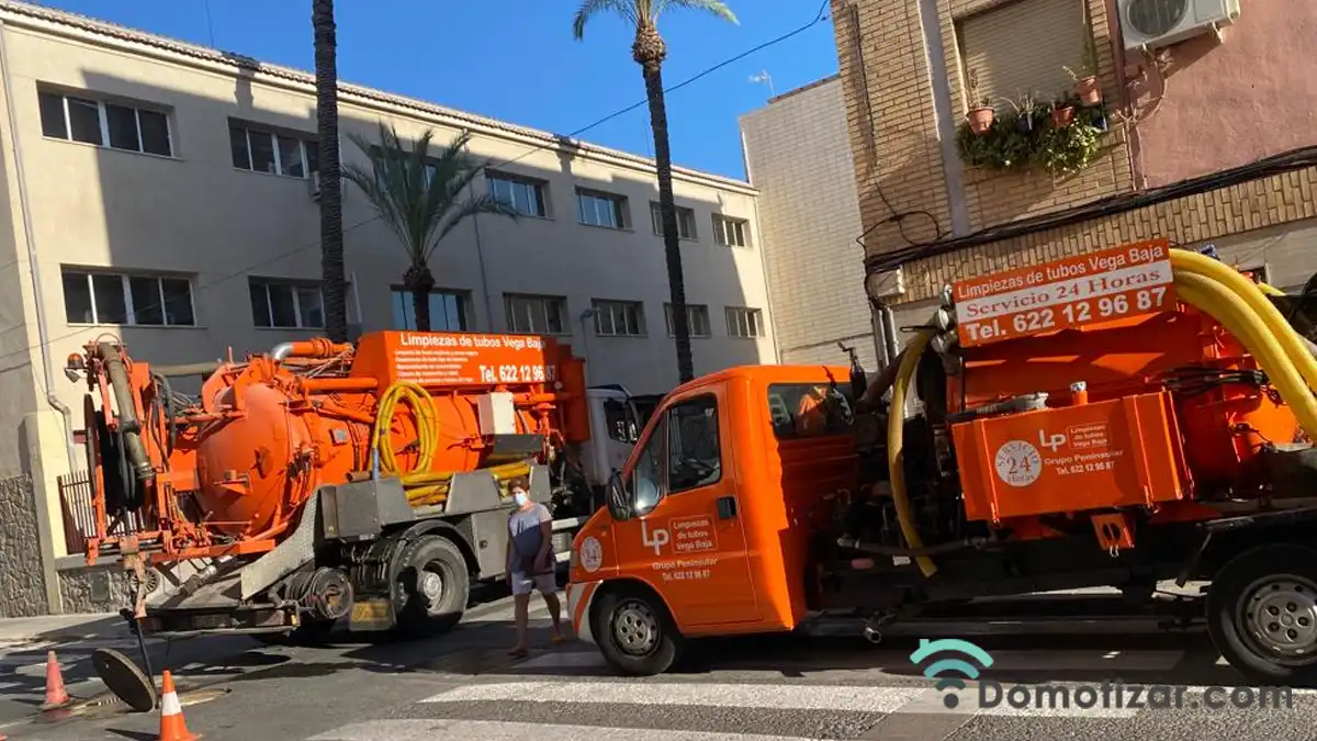 desatascos en Torrevieja o Elche como los de Limpieza de tubos García