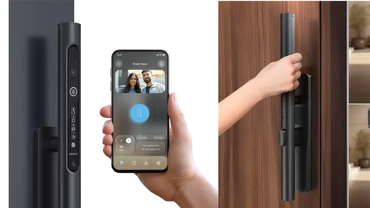 Lockly Styla Designer Handlebar Video Smart Lock
